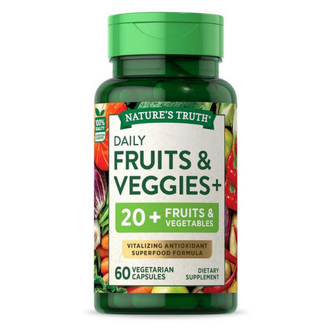 Daily Super Fruits And Veggies 60 Caps by Nature's Truth