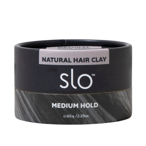 Natural Hair Clay Medium Hold 2.29 Oz by SLO