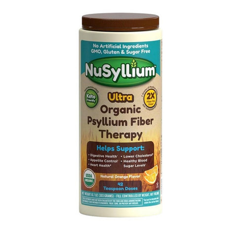 Ultra Organic Psyllium Fiber Natural Orange 10.7 Oz by NuSyllium