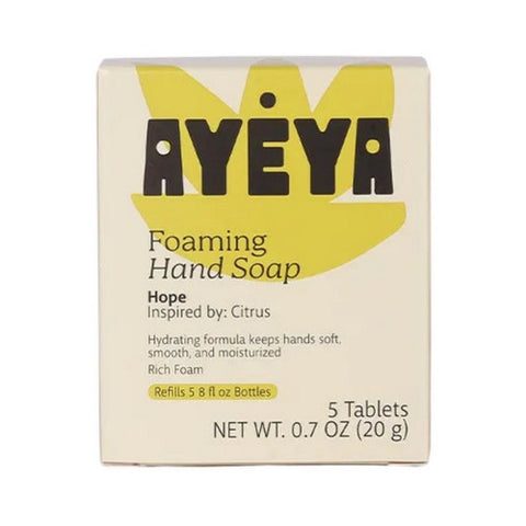 Foaming Hand Soap Citrus 5 Tabs by Ayeya