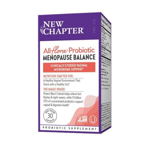 All Flora Probiotic Menopause Balance 90 Veg Caps by New Chapter