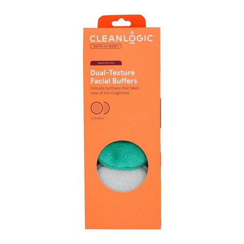 Dual Texture Facial Buffers 3 Count by Cleanlogic