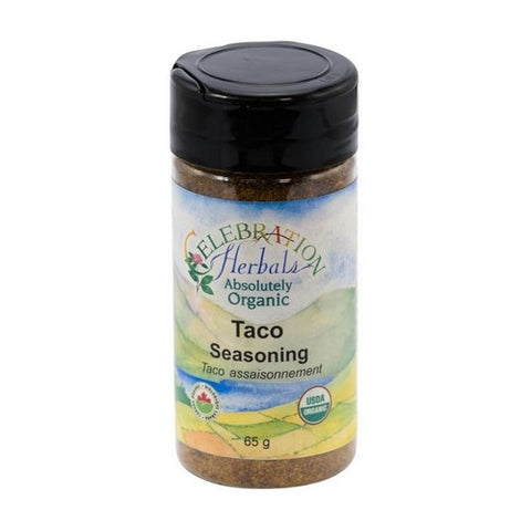 Organic Taco Seasoning 2.29 Oz by Celebration Herbals