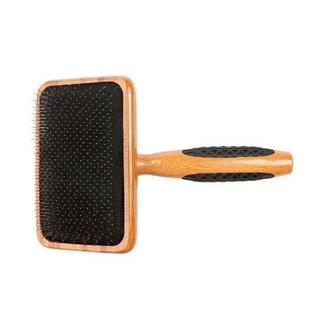 De Matting Pet Brush With Large Slicker 1 Count by Bass Brushes