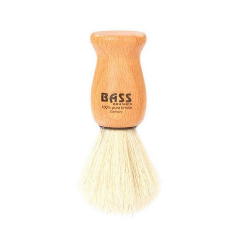 Beechwood Shaving Brush With Natural Bristles 1 Count by Bass Brushes