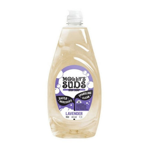 Dish Soap Lavender 24 Oz by Molly's Suds