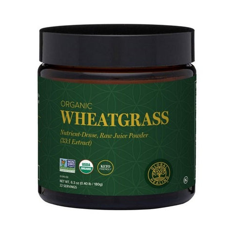 Organic Wheatgrass Powder Extract 6.3 Oz by Global Healing Center