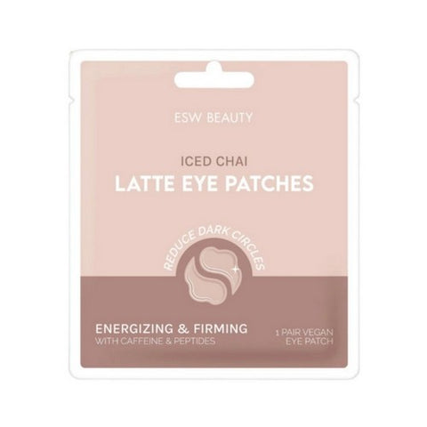 Iced Chai Latte Energizing And Firming Eye Patches 20 Count by ESW Beauty
