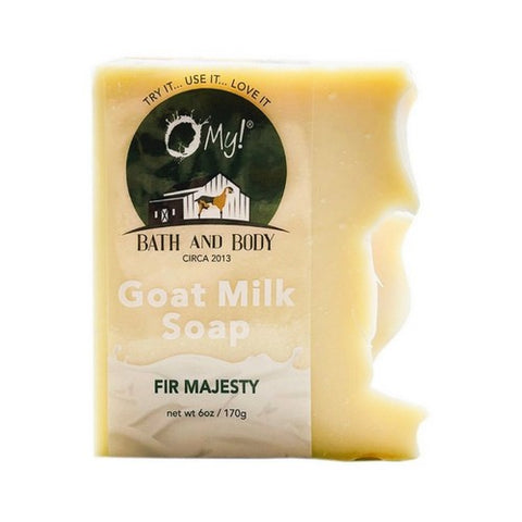 Goat Milk Soap Bar Fir Majesty 6 Oz by O MY!