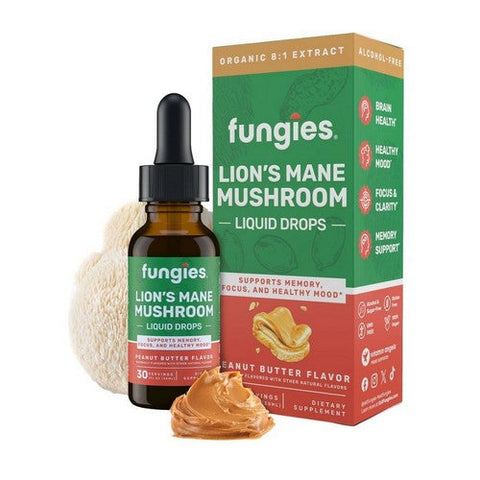 Fungies, Lions Mane Mushroom Tincture Peanut Butter, 30 Ml Fungies