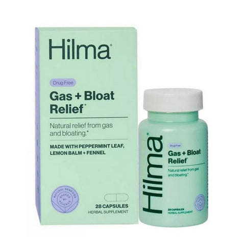 Gas Plus Bloat Relief 28 Caps by Hilma