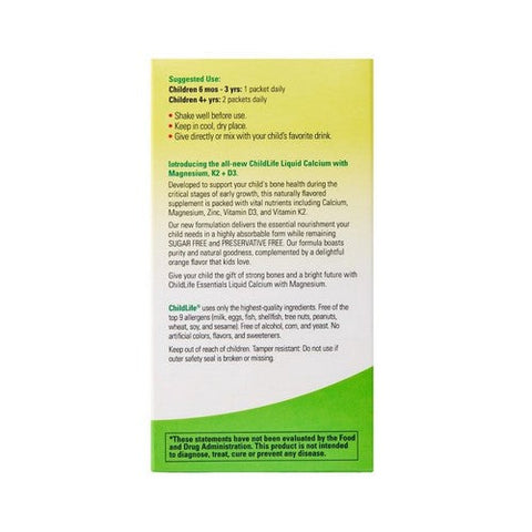 Child Life Essentials, Calcium With Magnesium, 30 Sticks Child Life Essentials