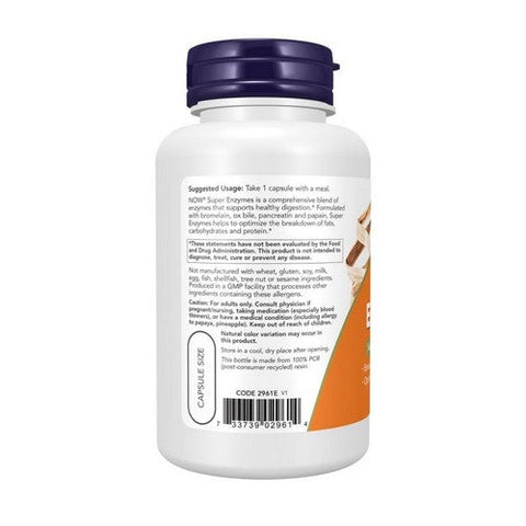 Now Foods, Super Enzymes, 60 Caps Now Foods