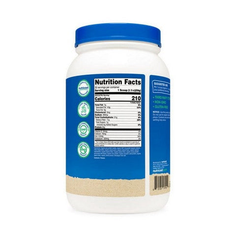 Nutricost, Organic Vegan Meal Replacement Shake Powder Chocolate Peanut Butter, 30 Servings