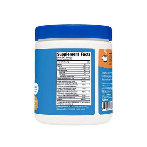 Nutricost, Nutrizen AM Focus Adaptogenic Mushroom Drink Vanilla Chai Flavored, 8.6 Oz / 30 Servings