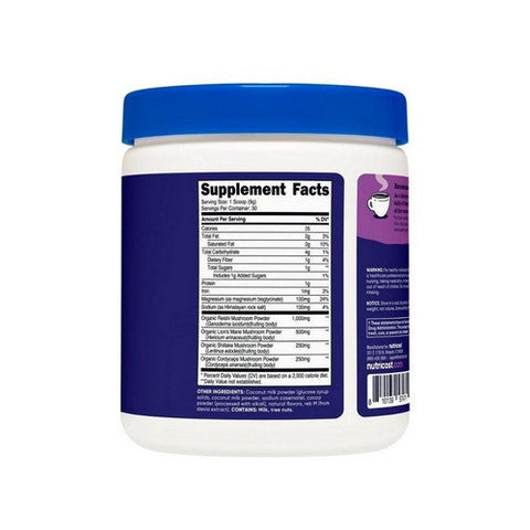 Nutricost, Nutrizen PM Unwind Adaptogenic Mushroom Drink Chocolate Flavored, 9.2 Oz / 30 Servings