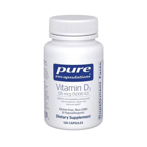 Vitamin D3 120 Caps by Pure Encapsulations