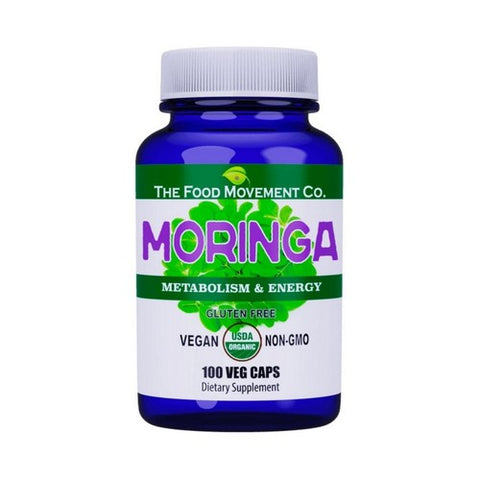 Moringa 100 Veg Caps by The Food Movement Co.