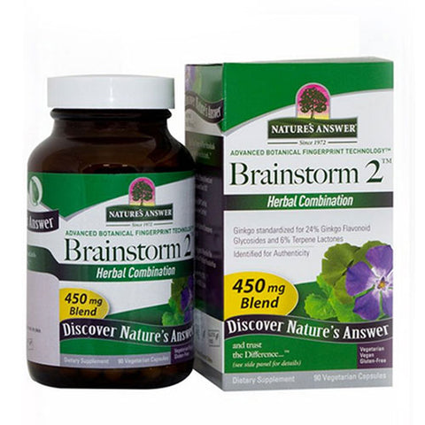 Nature's Answer, Brainstorm - 2, 90 VegCaps