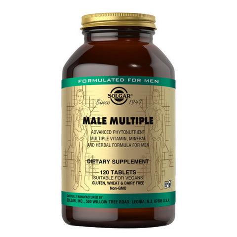 Solgar, Male Multiple Tablets, 120 Tabs