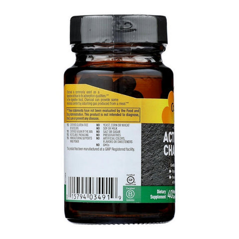 Country Life, Charcoal, 260 MG, 40 Caps