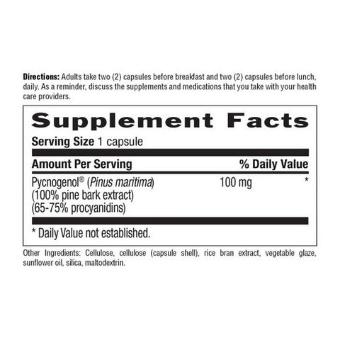 Country Life, Pycnogenol, 100 MG, 30 Caps