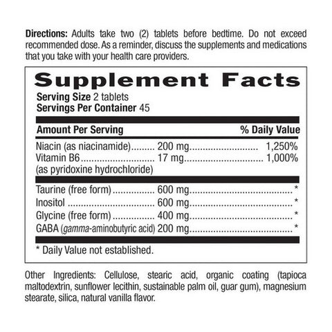 Country Life, Relaxer with GABA + B-6 RR, 90 Tabs