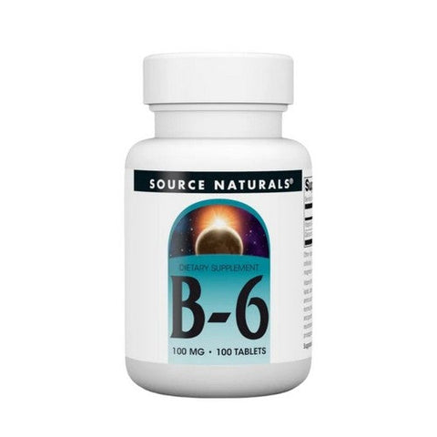 Source Naturals, Vitamin B-6, 100 mg, 100 Tabs