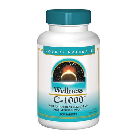 Source Naturals, Wellness C-1000, 100 Tabs