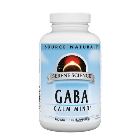 Source Naturals, Serene Science Gaba, 750 mg, 180 Caps