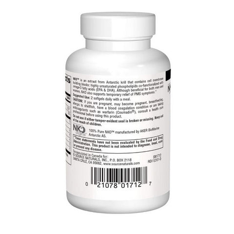 Source Naturals, Neptune Krill Oil Softgel, 30 Sg