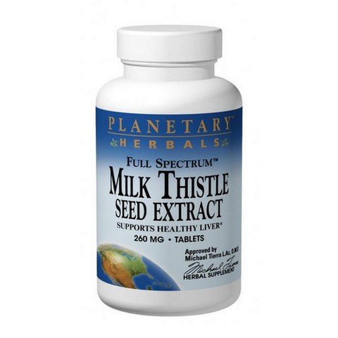 Planetary Herbals, Full Spectrum Silymarin 80, 120 Tabs
