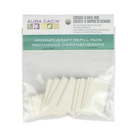 Aura Cacia, Aromatherapy Diffuser Refill Pads, Replace Filter, 10 Pack