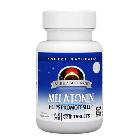 Source Naturals, Sleep Science Melatonin, 5 mg, 120 Tabs