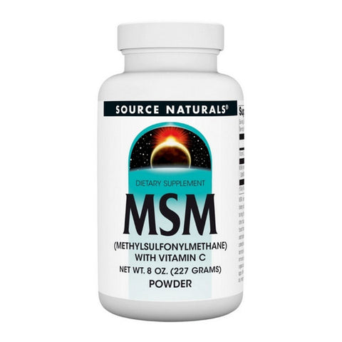 Source Naturals, MSM with Vitamin C, 8 oz