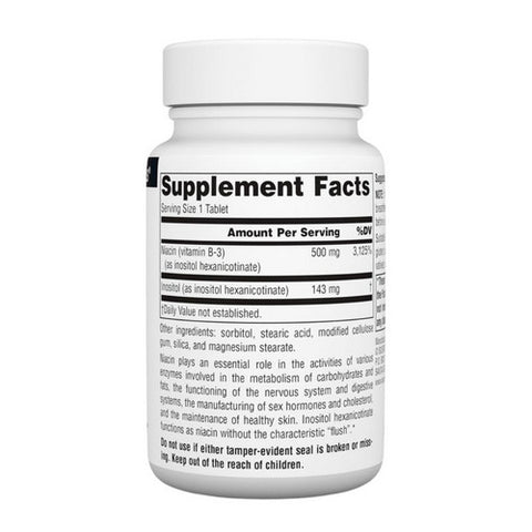 Source Naturals, No-Flush Niacin, 500 mg, 60 Tabs