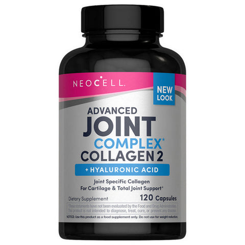 Neocell Laboratories, Advanced Joint Complex Collagen Type 2 With Hyaluronic Acid, 120 Caps