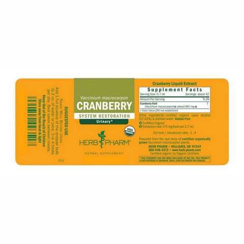 Herb Pharm, Cranberry Extract, 4 oz.