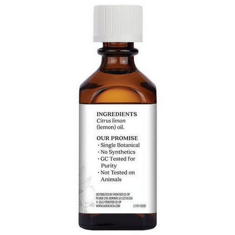 Aura Cacia, Lemon Essential Oil, 2 Oz