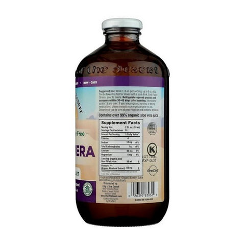 Lily Of The Desert, Aloe Vera Juice Inner Fillet Preservative Free, Preservative Free 32OZ