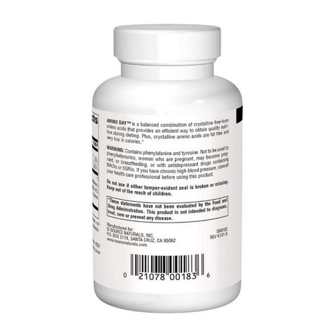 Source Naturals, Amino Day, 60 Tabs