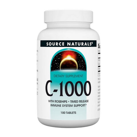 Source Naturals, C-1000, 1000 mg, 100 Tabs