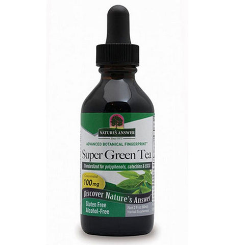 Nature's Answer, Super Green Tea, ALCOHOL FREE, 2 OZ