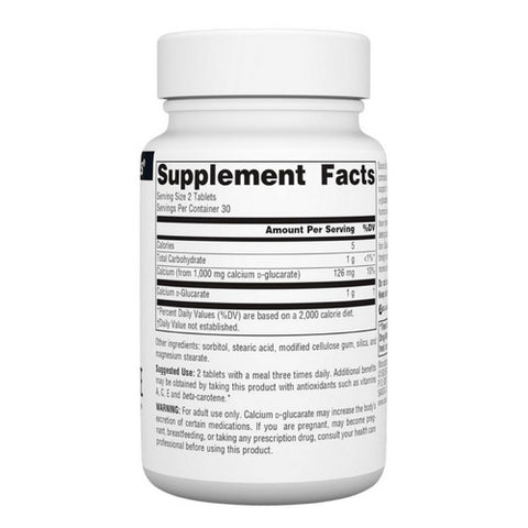 Source Naturals, Calcium D-Glucarate, 500 mg, 60 Tabs