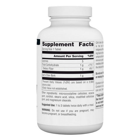 Source Naturals, Cat's Claw, 1000 MG, 120 Tabs