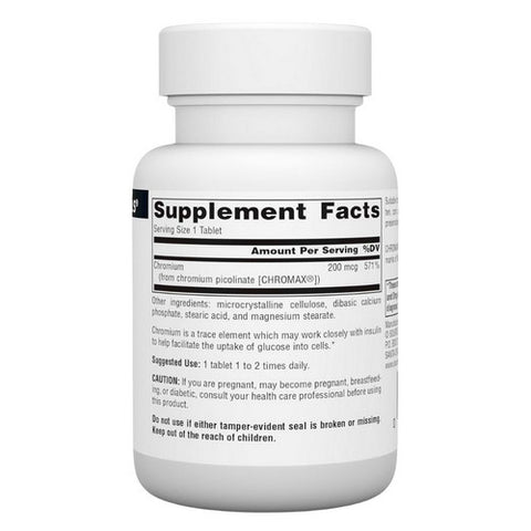 Source Naturals, Chromium Picolinate Yeast Free, 200 Mcg, 120 Tabs
