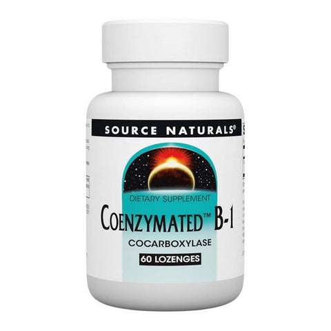 Source Naturals, Coenzymated B-1 Sublingual, 25 MG, 60 Tabs