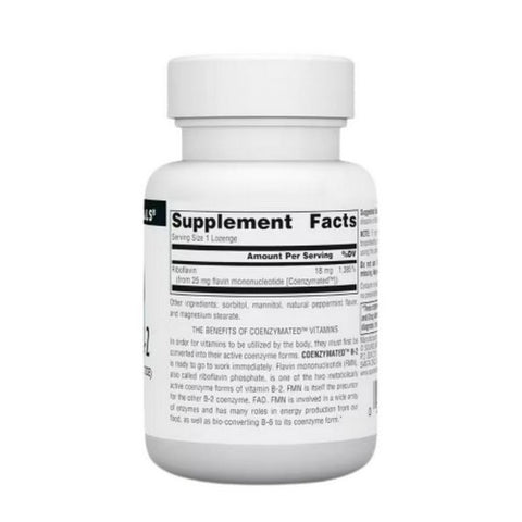 Source Naturals, Coenzymated B-2, 25 mg, 60 Tabs