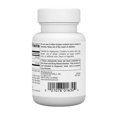 Source Naturals, Ellagic Active, 300 mg, 30 Tabs