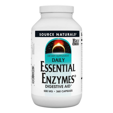 Source Naturals, Essential Enzymes, 500 mg, 360 Caps